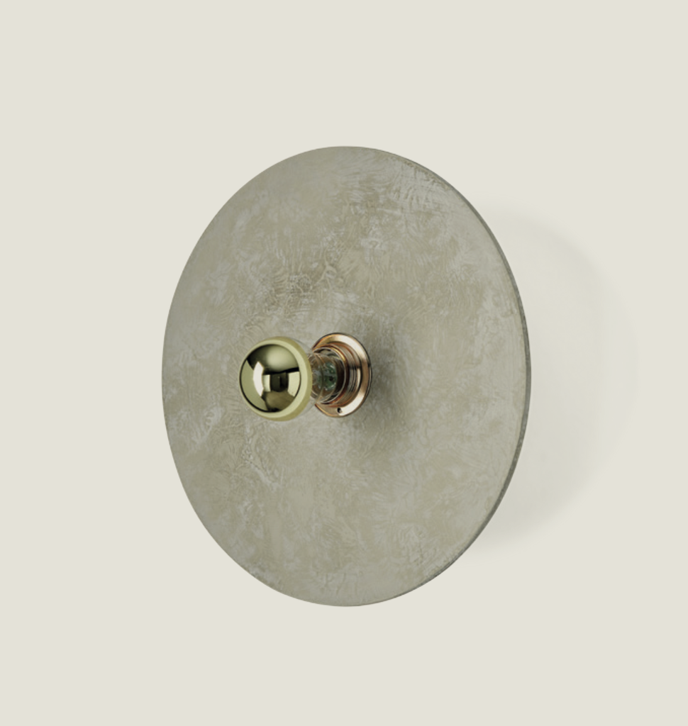 [A1097/20/BCO] KASSY APLIQUE (CERAMICA 20cm, BLANCO MATE)