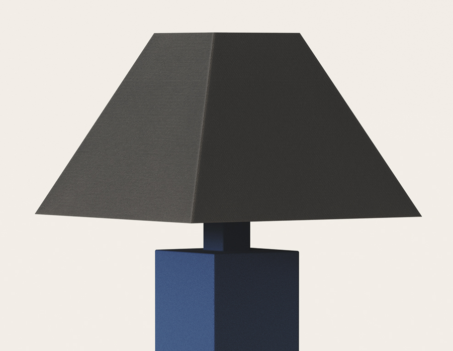 [161011/40] PANTALLA SEMICONICA CUADRADA (BLANCO)