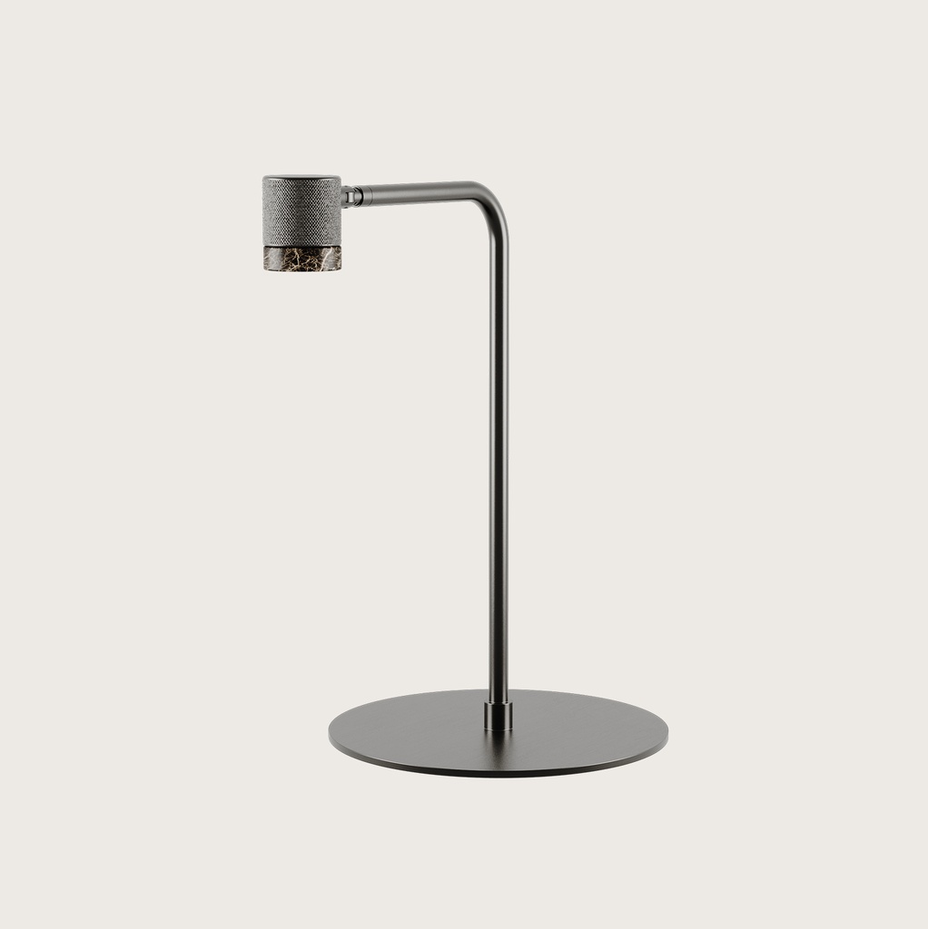 [S1337/NEG/NEG] TEA SOBREMESA (NEGRO MATE/ MARMOL NEGRO)