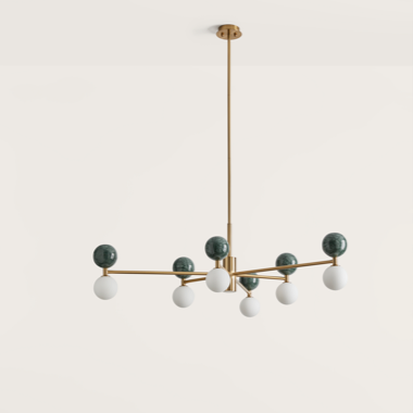 [C1280/6/NEG/BCO] DALT L COLGANTE (NEGRO MATE, BLANCO)